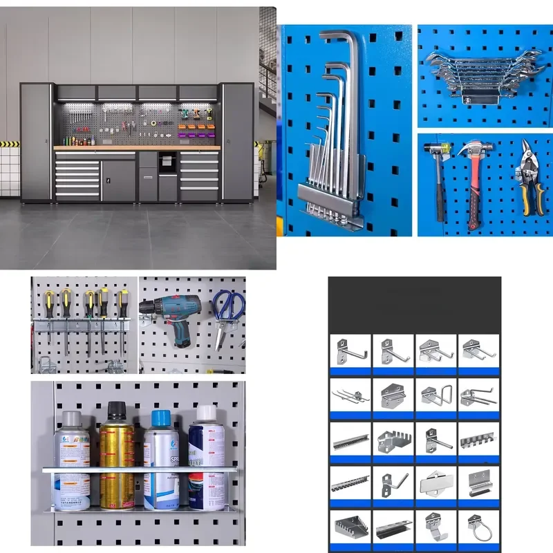 for Iron Garage Workstation Modular Workbench Workshop Cabinet Tool Storage Manufacturer Wholesale