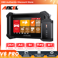 ANCEL V6 PRO OBD2 Scanner Bluetooth Bi-Directional Control IMMO A/F EPB ABS Automotive Diagnostic Tools PK Launch