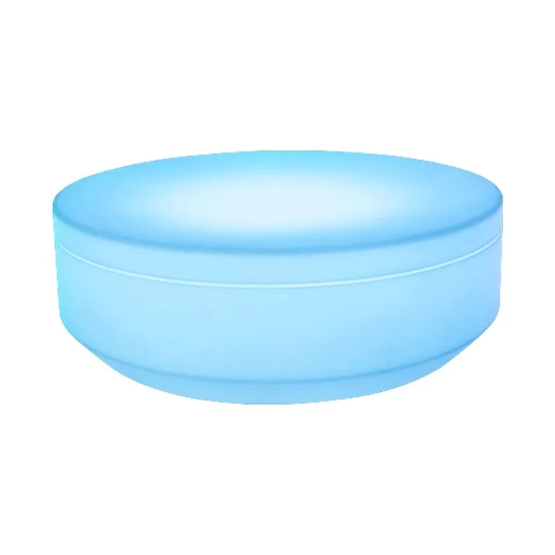 Luminous round coffee table, courtyard, terrace, outdoor bar, sofa, simple wind luminous