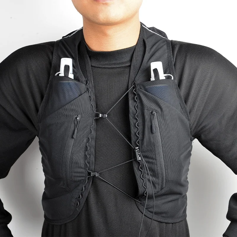 LOW MOQ Factory Price Outdoor Sports Hiking Cycling Marathon Lightweight Reflective Hydration Trail Running Vest Backpack