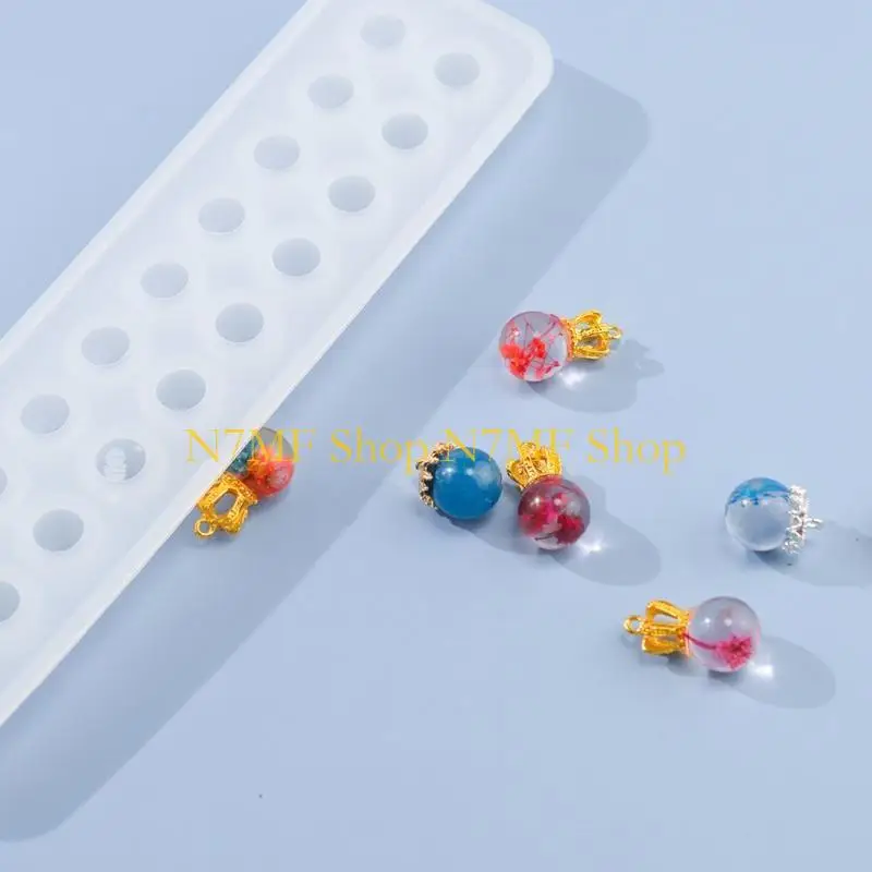 

N7MF форма для кулона из бисера, браслет, сделай сам, ремесло, силиконовая форма для литья из смолы, изготовление ювелирных