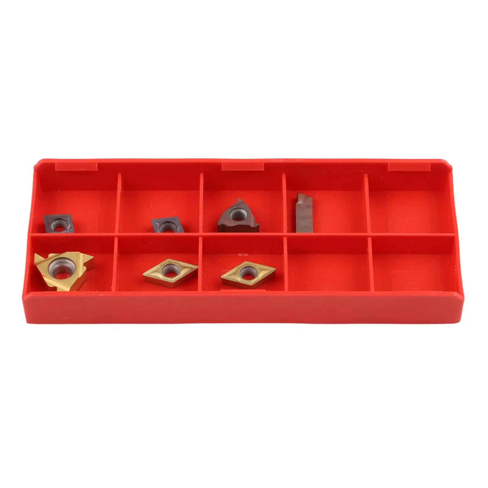 7Pcs Carbide Inserts CCMT060204 11IR 16ER MGMN200 DCMT070204 for 12mm Bar Holder Insert for Steel and Stainless Steel Machining