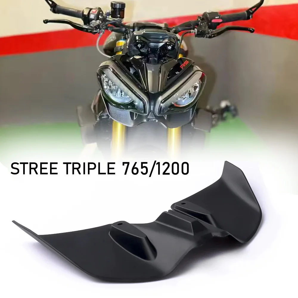 

Передний спойлер для Triumph Street Triple 765 RS 1200 RS, нижняя губа, нижняя губа GP WING DOWNFORCE NAKED, передние спойлеры