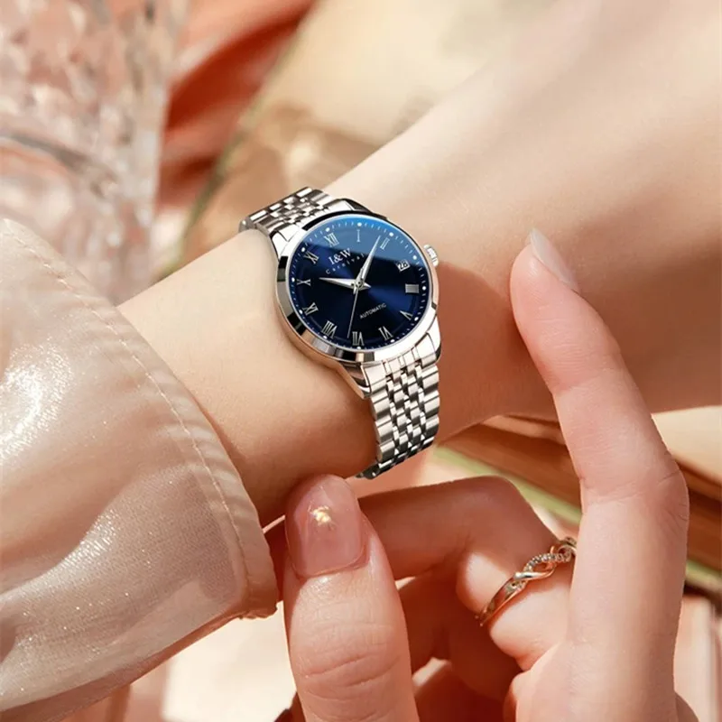 Montre CARNIVAL Women's Fashion Watches Ladies Brand Luxury Original Automatic Mechanical Wrist Watch for Woman Waterproof Reloj