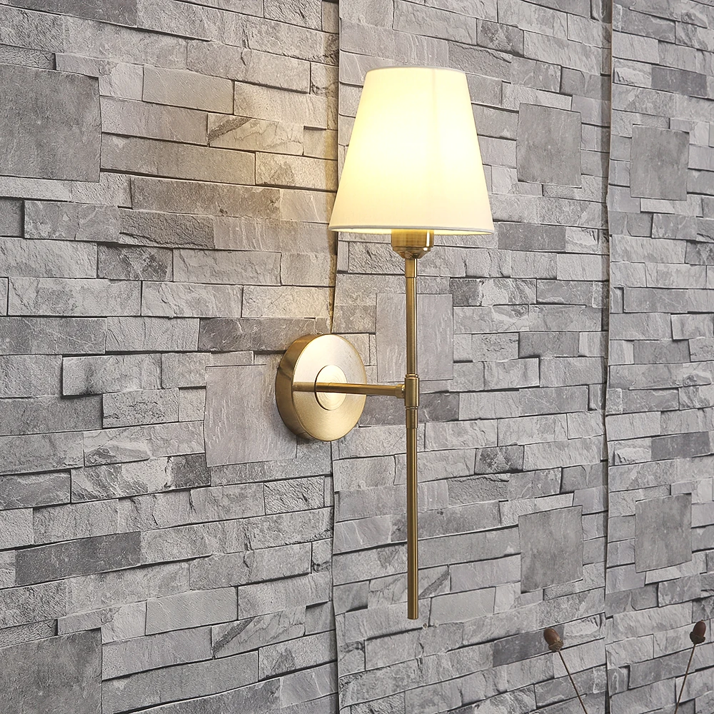 Modern Wall Lamp American All Copper Wall Lamps For living Room Bedroom Home Loft Decor Luminaire Bedside Wall Light Fixtures
