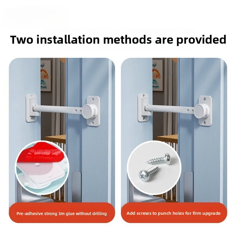 مشبك الباب قفل الباب حامل التماس الباب التهوية ومكافحة إغلاق الباب المشبك القط الحيوانات الأليفة الطفل قفل محدود 2025 الاتجاه الجديد