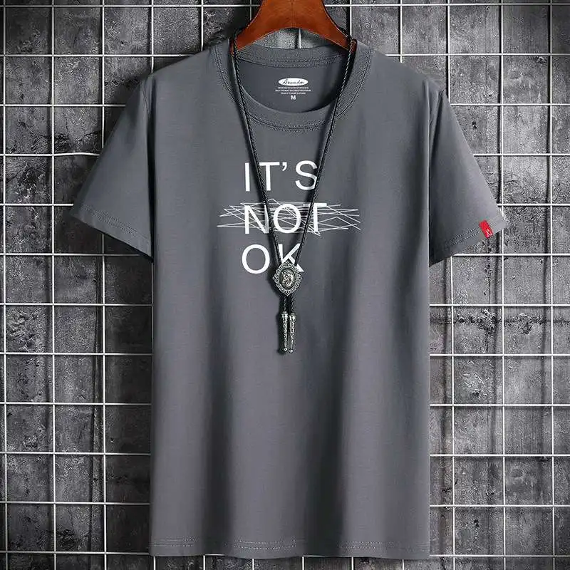 

ort Sve T-irt Men's Summer Korean Sle f Sve Loose Casual Trendy Brand Couple Body T-irt M Clothing