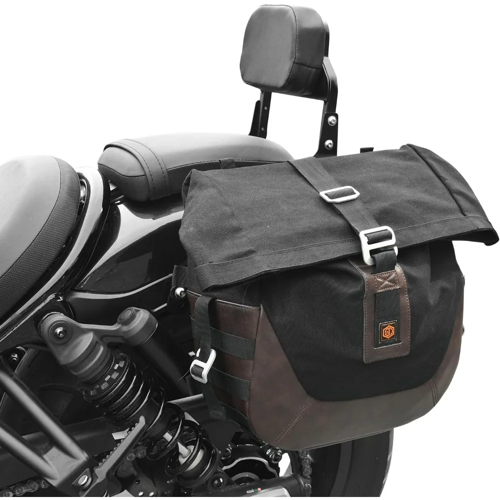 

motorcycle quick release retro saddlebag side saddle bag travel touring luggage tool bag for rebel 1100 500 300 cmx300 cmx500 cm