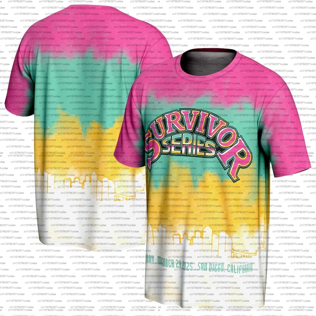 Fight WAR GAME SURVIVOR SERIES Fans Sommer Atmungsaktive Sportwear Männer Frauen Casual Rundhals T-shirt Mann Fightwear Tops T-STÜCK