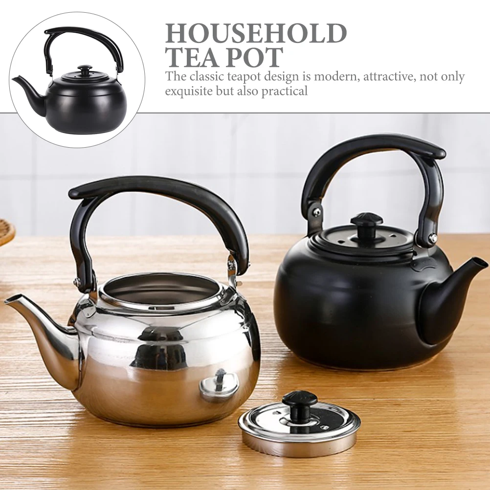 

Stainless Steel Teapot Multi Function Water Kettle Household Tea Pot Convenient Water Pot Home Accessory Classic Design Heat