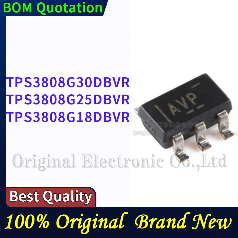 10pcs/lot TPS3808G30DBVR TPS3808G25DBVR TPS3808G18DBVR  plastic casing Original  In stock High quality