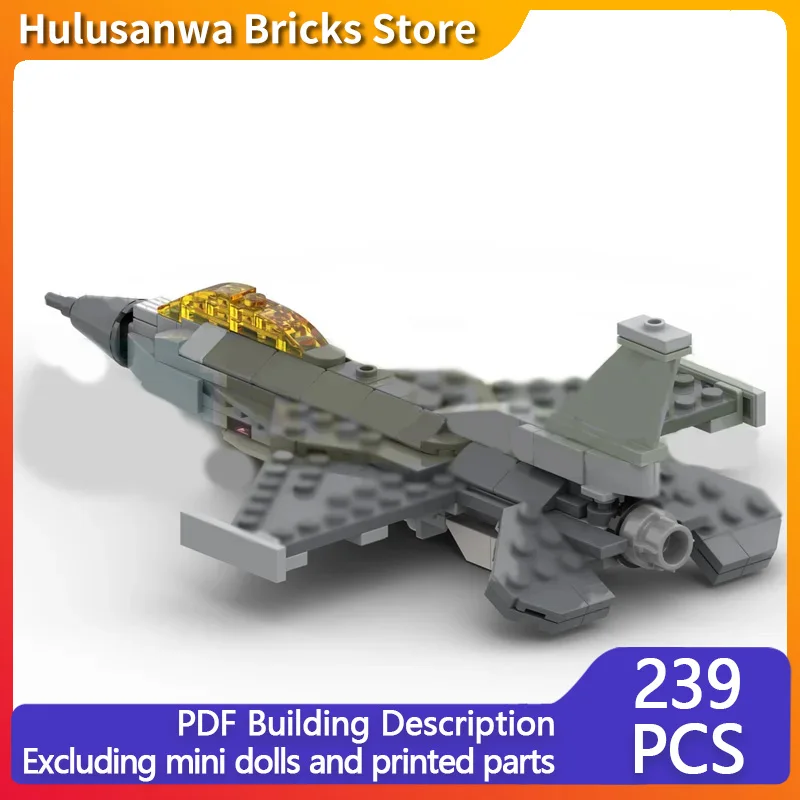 

F-16 Бойцовский Сокол, современные военные форсунки, модель MOC, строительные кирпичи, военное оборудование, модульные игрушки, костюм, сборка детей