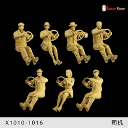 3D Print Miniatures 1/64 1/43 1/35 Driver Behind The Wheel Figure Diorama Creative Mini Doll Scene Prop Figurine Model For Cars