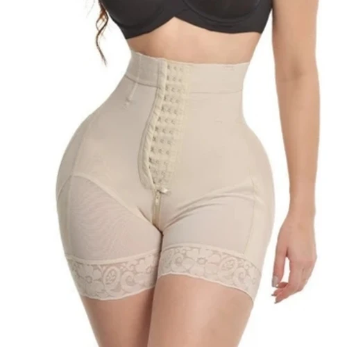 Imagen 1 del producto Fajas pantalones cortos de compresión adelgazantes Shaper levantador de glúteos curvas encantadoras levantamiento de glúteos BBL reloj de arena pantalones cortos de entrenamiento de cintura