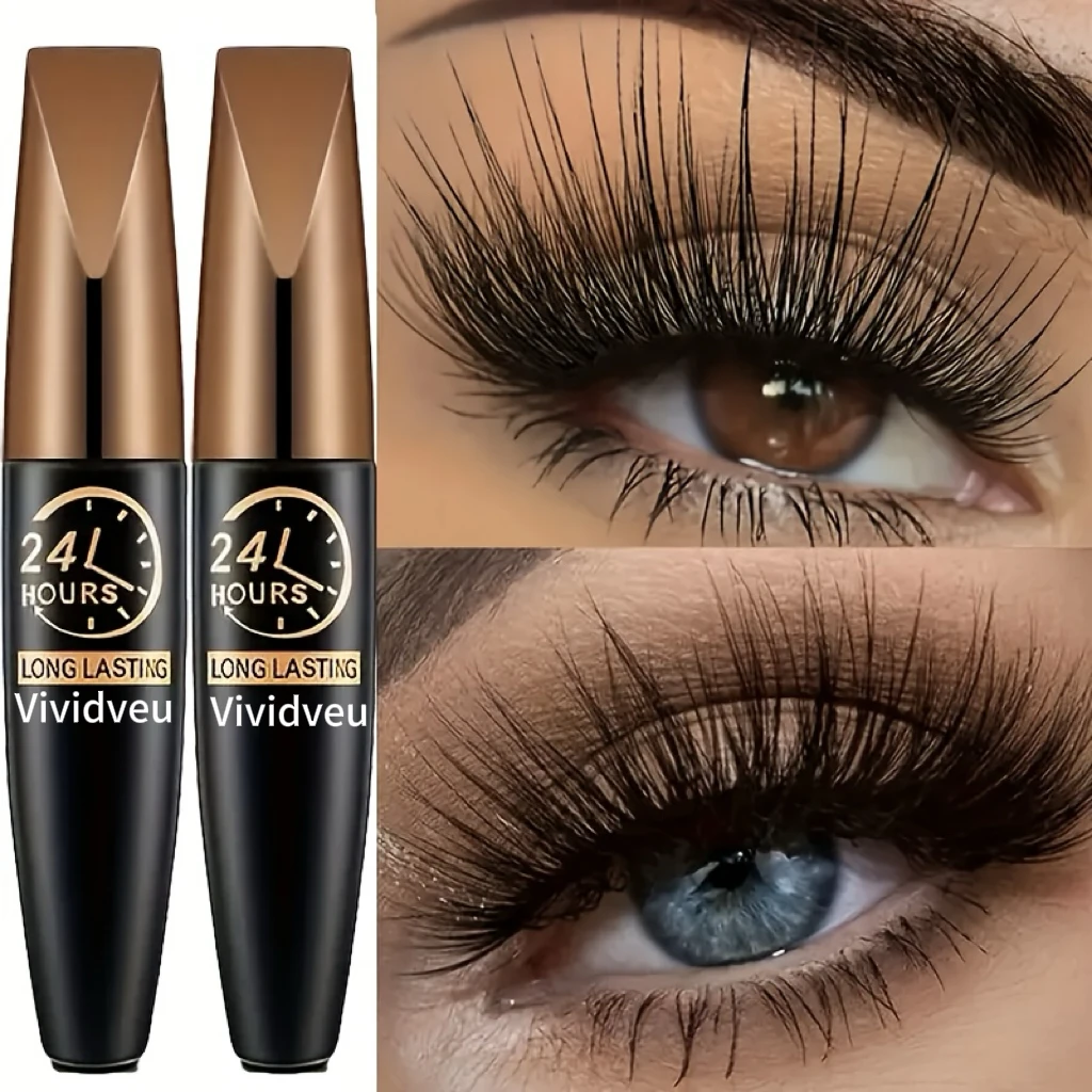 

2 шт. водостойкой тушь для ресниц с волокнами + спонж, придающие ресницам изгиб и объем, стойкая черная формула, водостойкая, устойчивая к размазыванию, не оставляет следов.