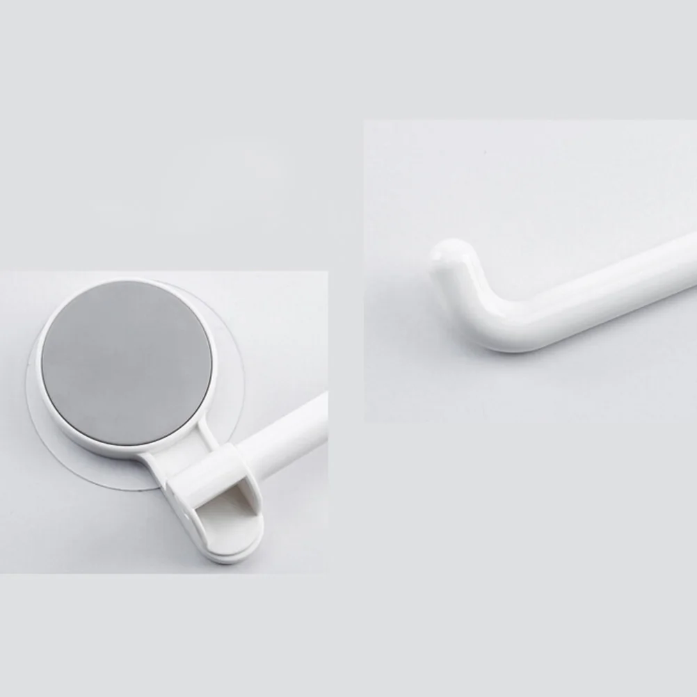 

Multifunction Toilet Paper Holder Self-Adhesive Towel Mount Space Saving Bathroom Kitchen Organizer White No Drill