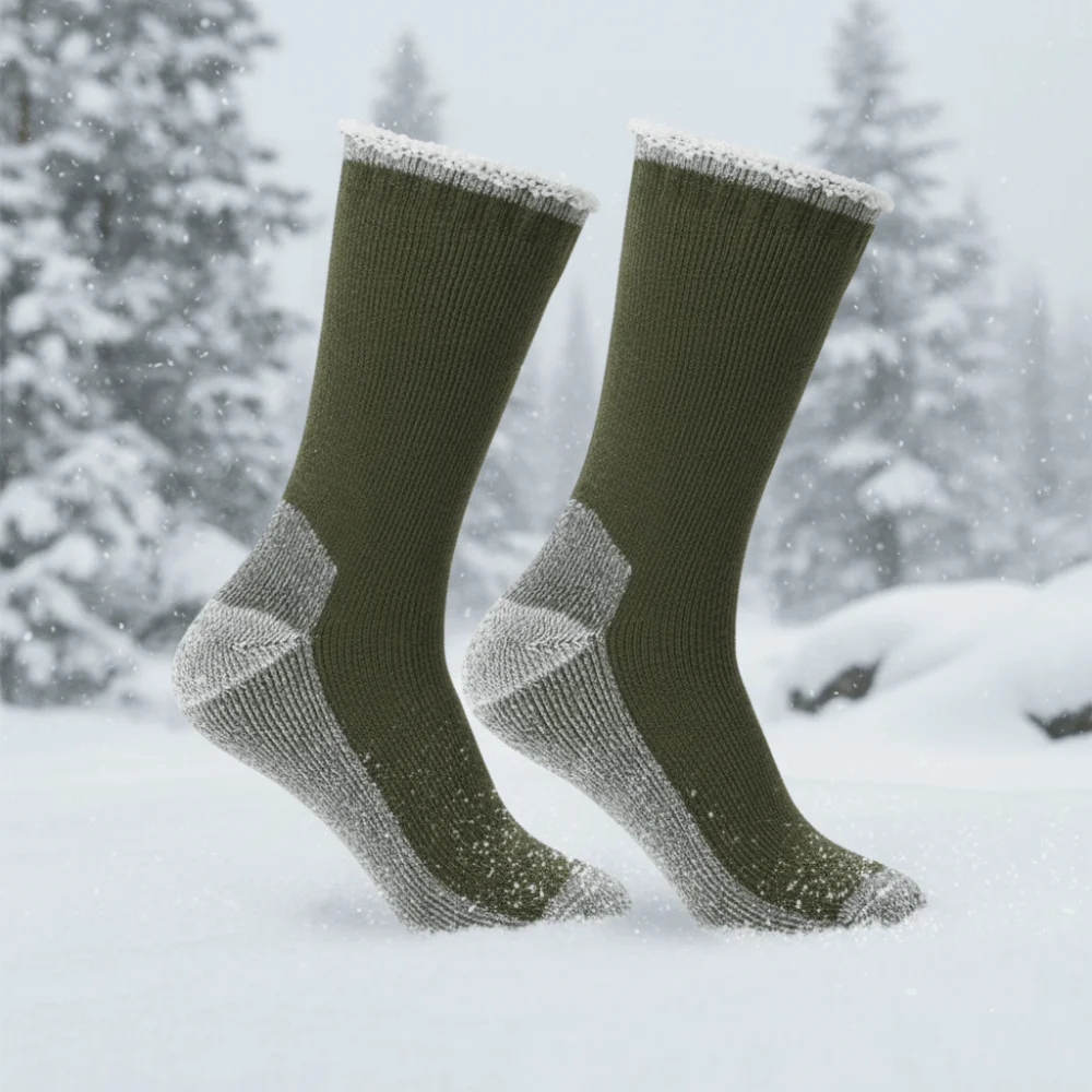 Casual Fuzzy Wool Socks Mountaineering Breathable Men's Walk Warm Anti-Odor Socks Thickened Winter Warm Socks For Female Male
