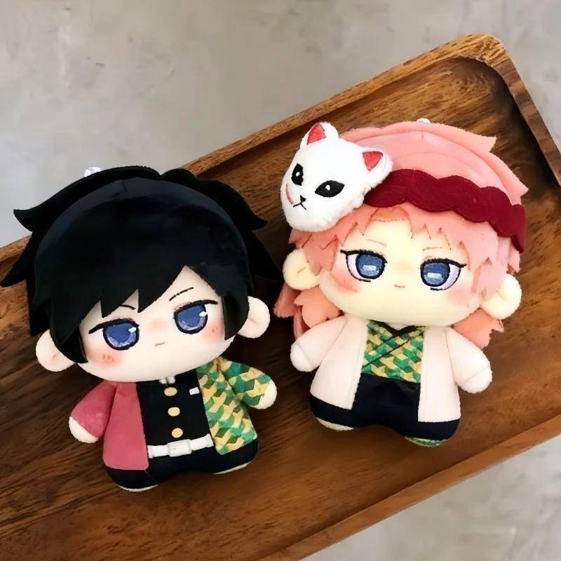 In Stock Demon Slayer Cotton Plush Doll 10cm Cute Anime Toy Giyuu Tomioka Sabito Mitsuri Kanroji For Anime Fans Collection Gift