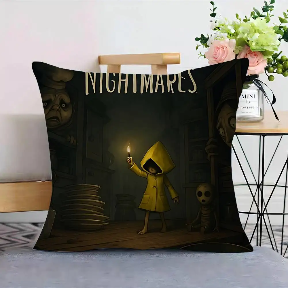 Game L-Little Nightmares Cushion Cover Pillow Cover Decor Pillowcase Printed Cushion Case For Couch