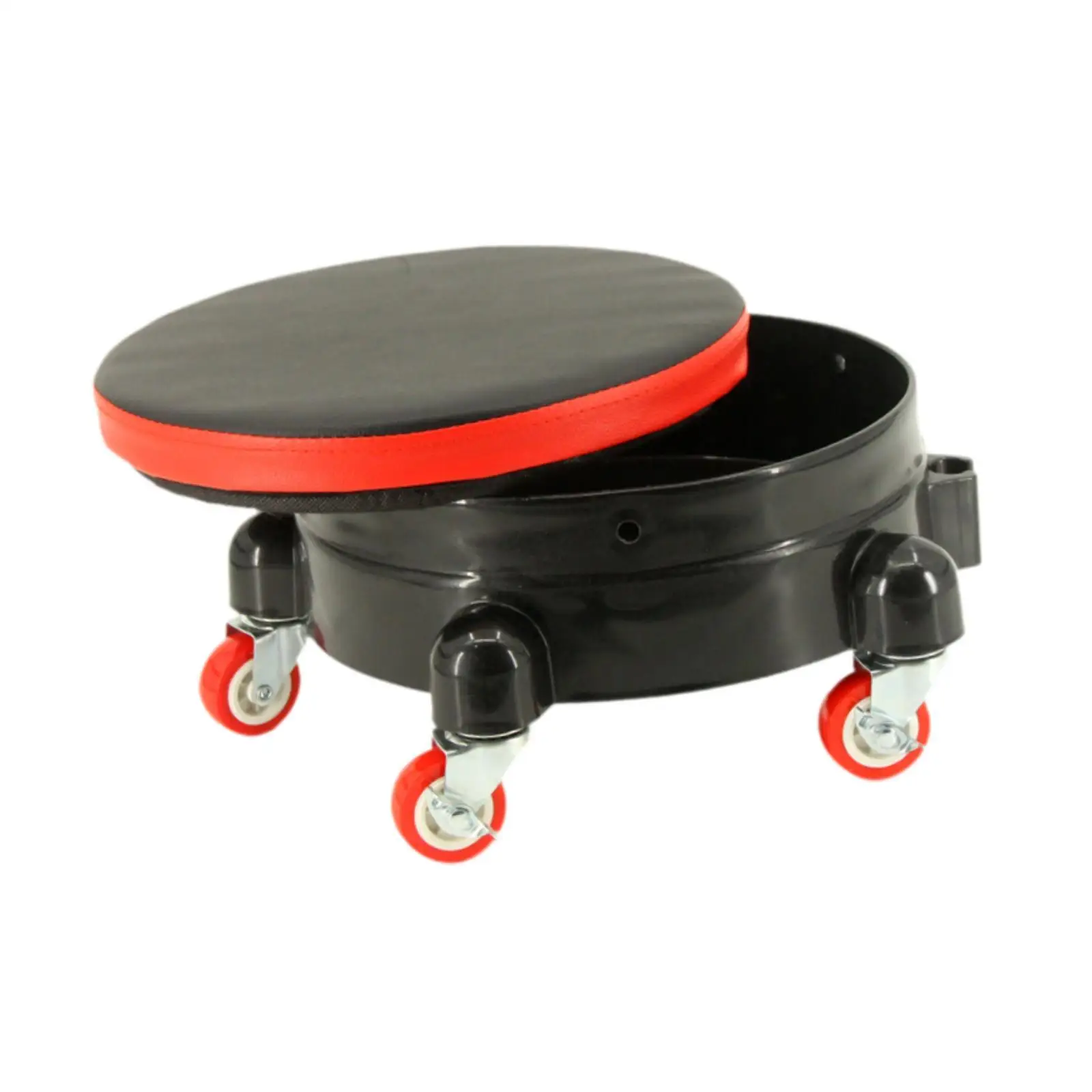 360 Degree Rolling Car Wash Bucket Dolly PP Material Heavy Duty Detailing Bucket Stand for Car Wash Accessories Set