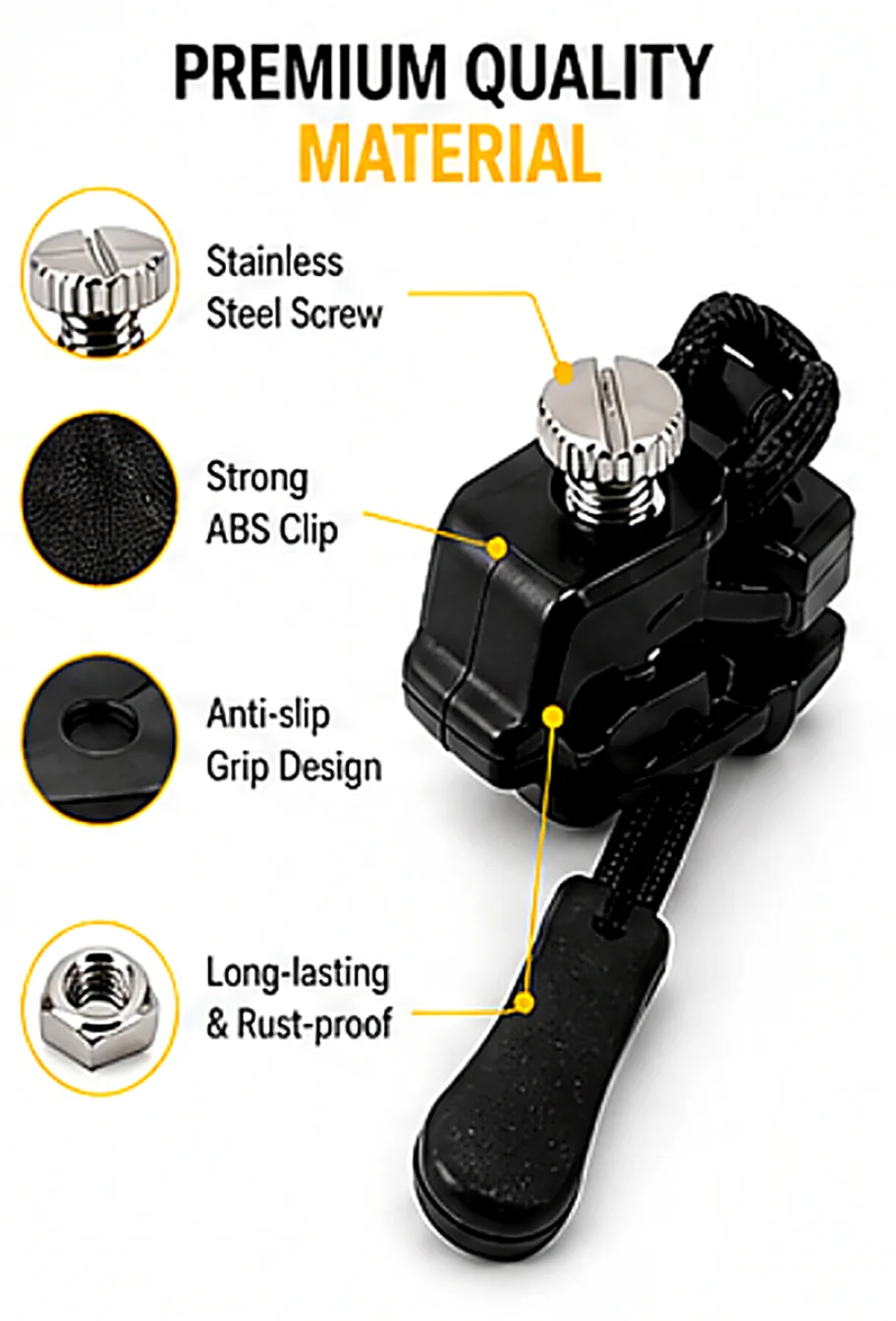 Reißverschluss Reparaturset Universal 2-6pcs Ersatz Zipper Kopf Sofort Reparatur 3 Größen Schieber Fix Kaputte Reißverschlüsse Kleidung Taschen Nähen DIY Zubehör Werkzeuge Praktisch Langlebig Tragbar – Detail 8