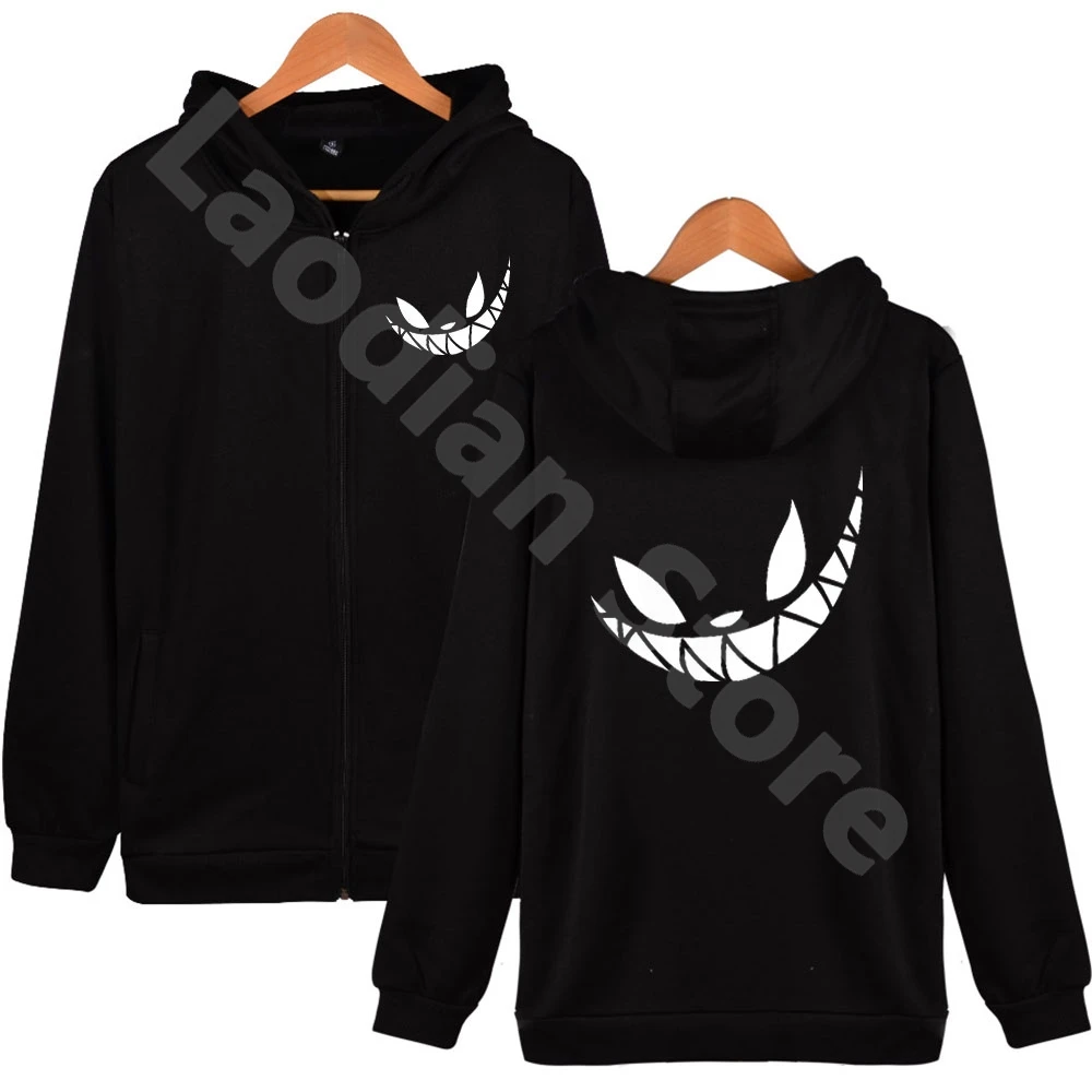 Rubius Zip up Hoodie 2024 Casual Wear Hip Hop Zipper Sweatshirt Fashion Clothes Harajuku Zip Hooded Jacket Unisex Longsleeve