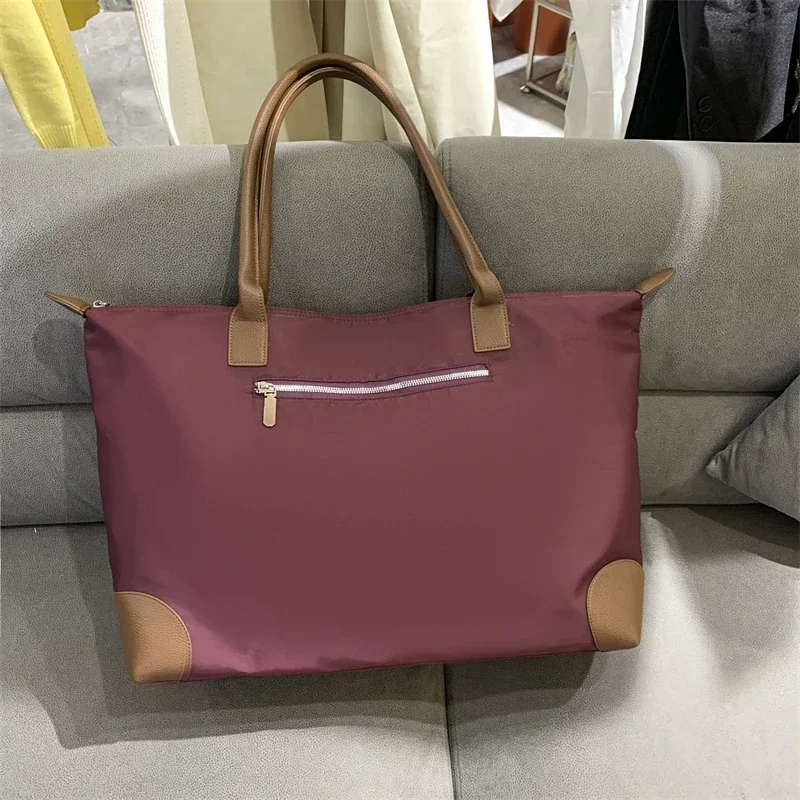 Large Capacity Fashion Oxford Travel Bag Solid Zipper Simple Design Handbag 2024 Hot Sale Bags for Women Bolsas Femininas