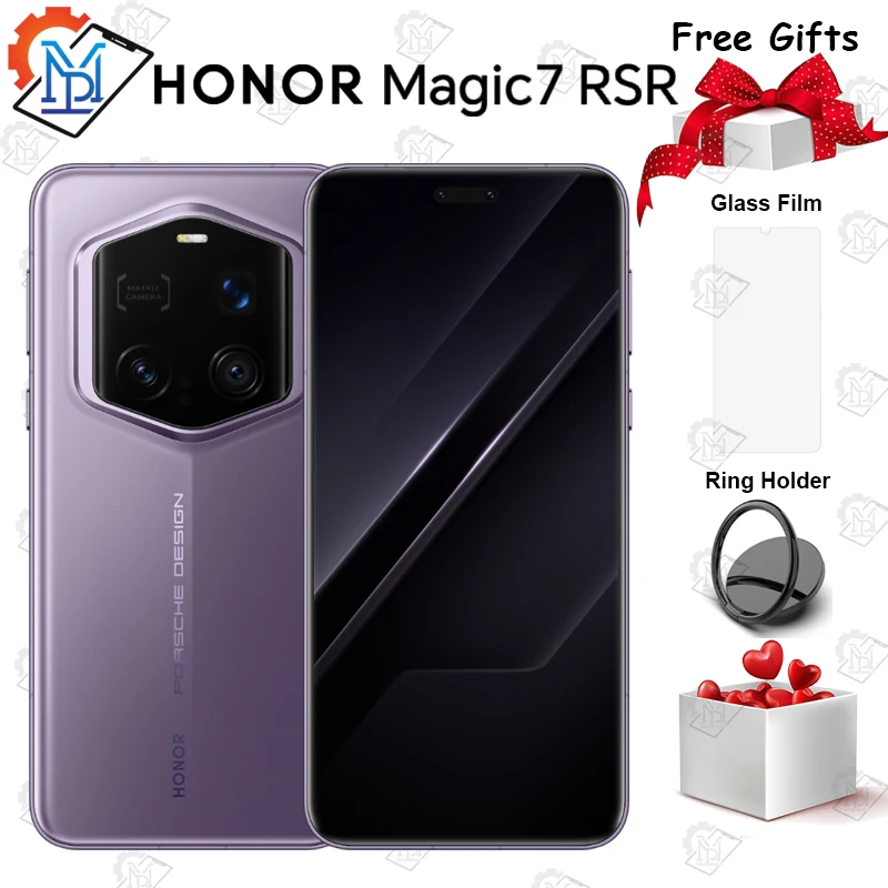 New Original Honor Magic 7 RSR 5G Mobile Phone 6.8 Inches OLED 120Hz Screen Snapdragon 8 Elite Battery 5850mAh GMS Smartphone