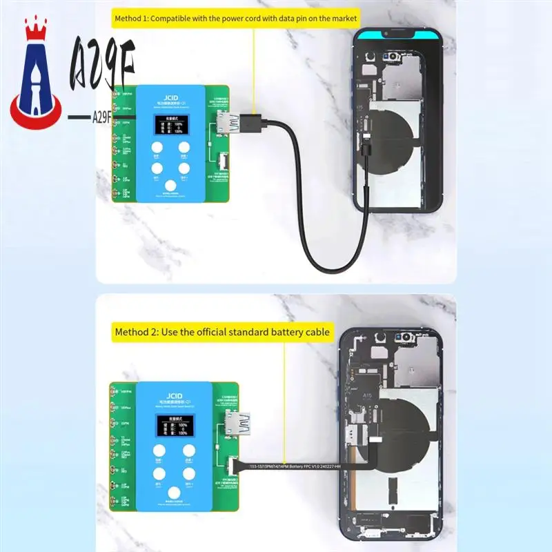 A29F-JCID JC Q1 Battery Health Quick Repair Board For Iphone 11-15PM Solve Window -Up Modify Battery Efficiency Tester