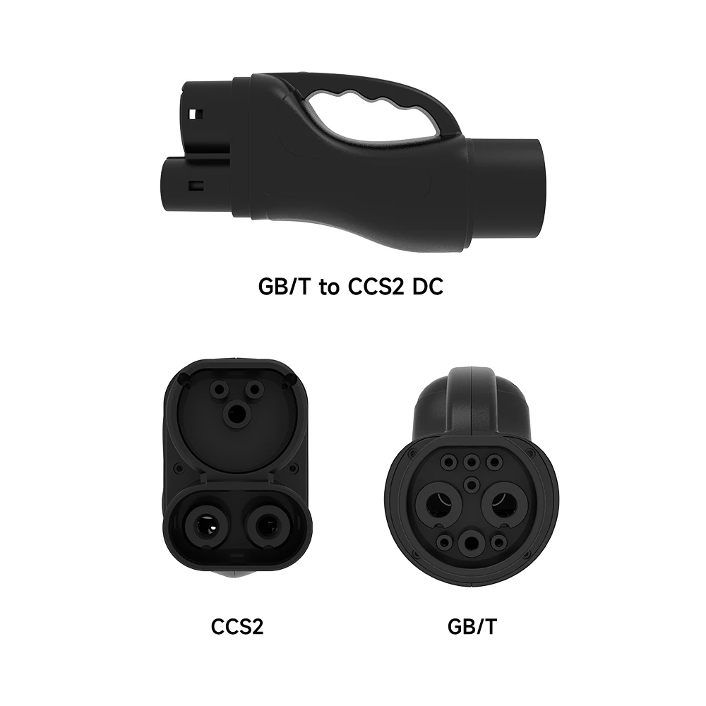 New GBT to CCS2 EV Fast Charging Connector 300A 300kW DC Adapter with IP55 Protection and 1000V DC