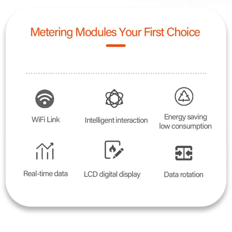 มิเตอร์วัดพลังงานอัจฉริยะ Wi-Fi เฟสเดียวใช้พลังงานอัจฉริยะกิโลวัตต์มิเตอร์วัตต์มิเตอร์รองรับ smartlife /tuya