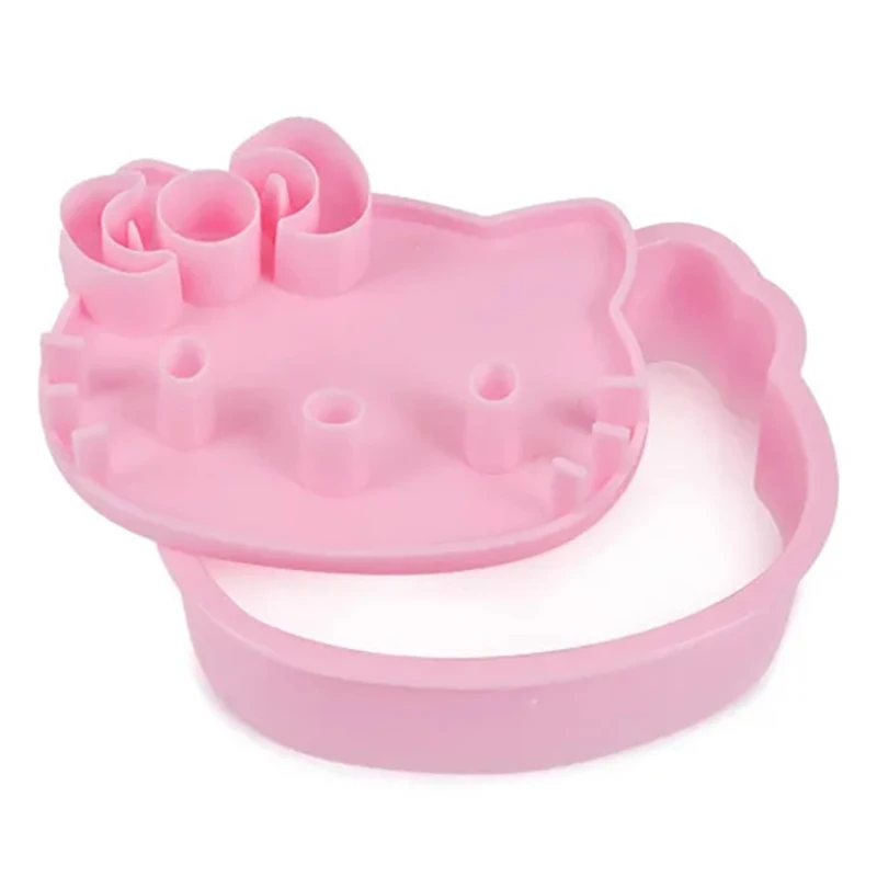 Hello Kitty Breakfast Sandwich Mold, Anime Kt Cartoon Bread Biscuit Embosser, Bolo Ferramenta, DIY Making Mold, Acessórios de Cozinha, Kawaii Hello Kitty