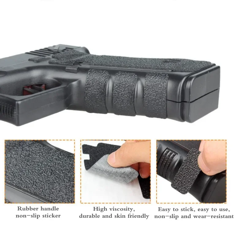 Rubber grip non-slip sticker for Slim Plus Gen 1/2/3/4/5 Glock 17 19 20 21 22 23 25 26 27 33 9mm Glock Sig P320 P365