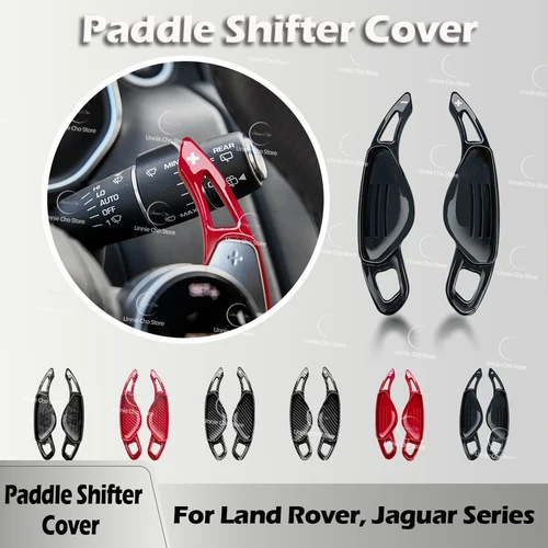 Palanca de cambios de paleta para Land Rover Series, Range Rover Evoque Sport Velar ABS, paleta de volante para Jaguar XF XFL XJ XE F-Pace