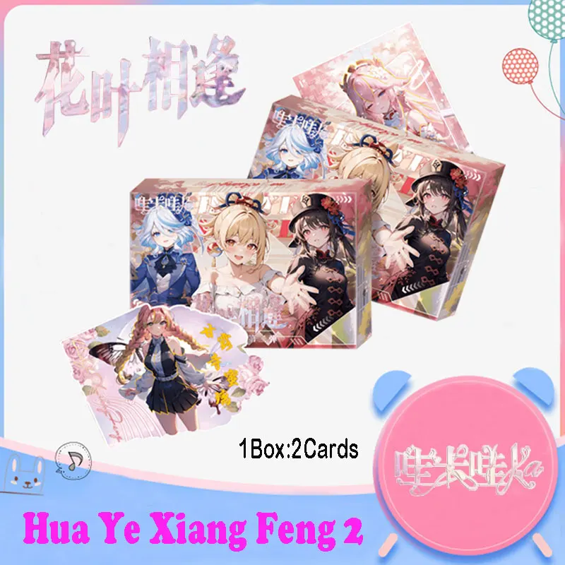 2024 Najnowszy Hua Ye Xiang Feng 2 Mystery Box Goddess Story Popularna piękna karta kolekcjonerska Waifu CCG Doujin Zabawki Hobby Prezent