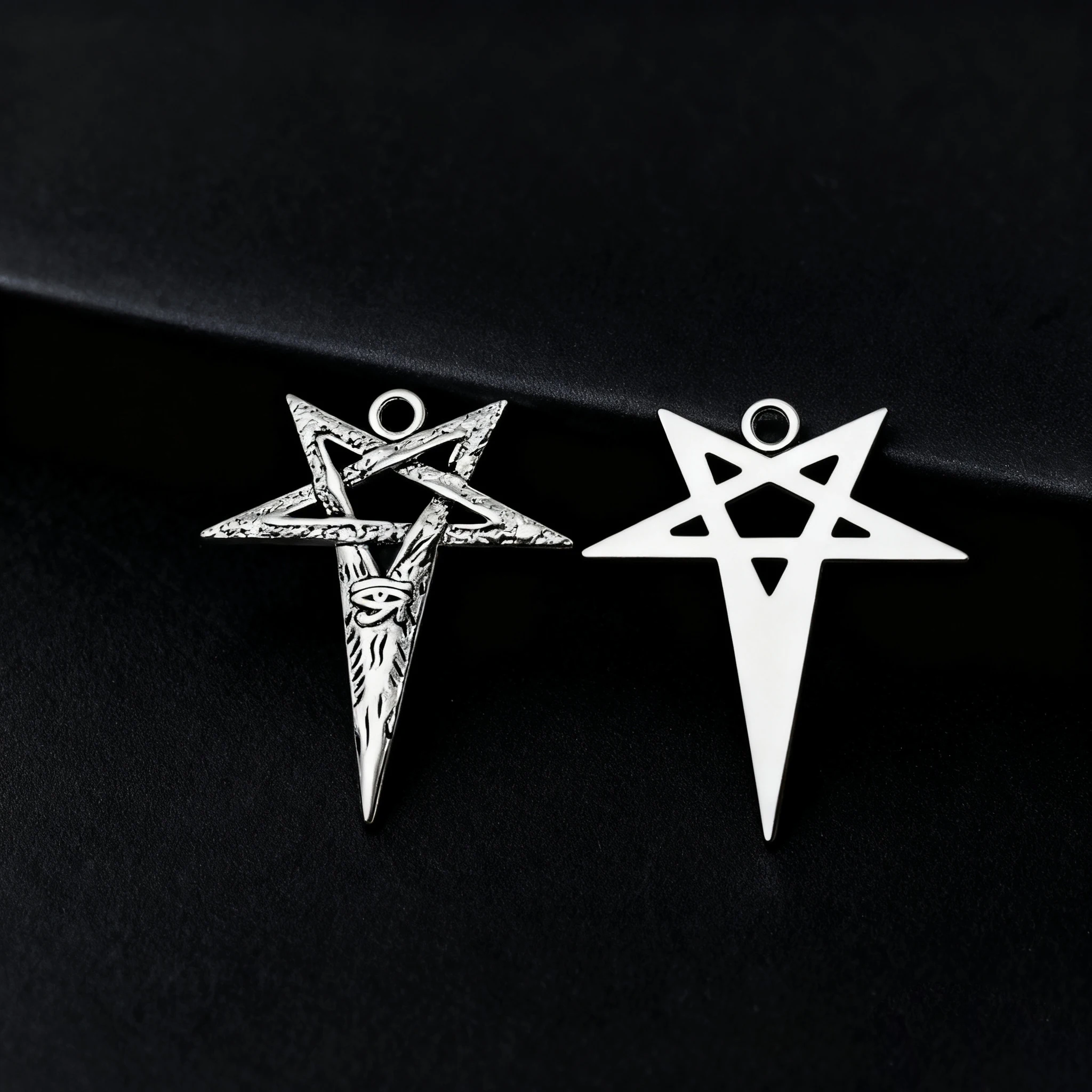 1 piece Creative Viking Devil Eye Pentagram Charm Fashion Mens Pendant Juvenile Gift Jewelry Accessories