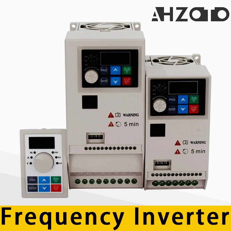 

Mini Inverter 0.75KW/1.5KW/2.2KW 1/2/3HP 220V VFD Economical Variable Frequency Drive Converter Motor Speed Vector Control