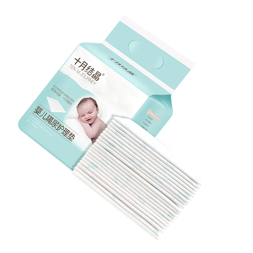 20 Pcs Baby Shower Gift Disposable Urine Pad Changing Pads Newborn Diapers