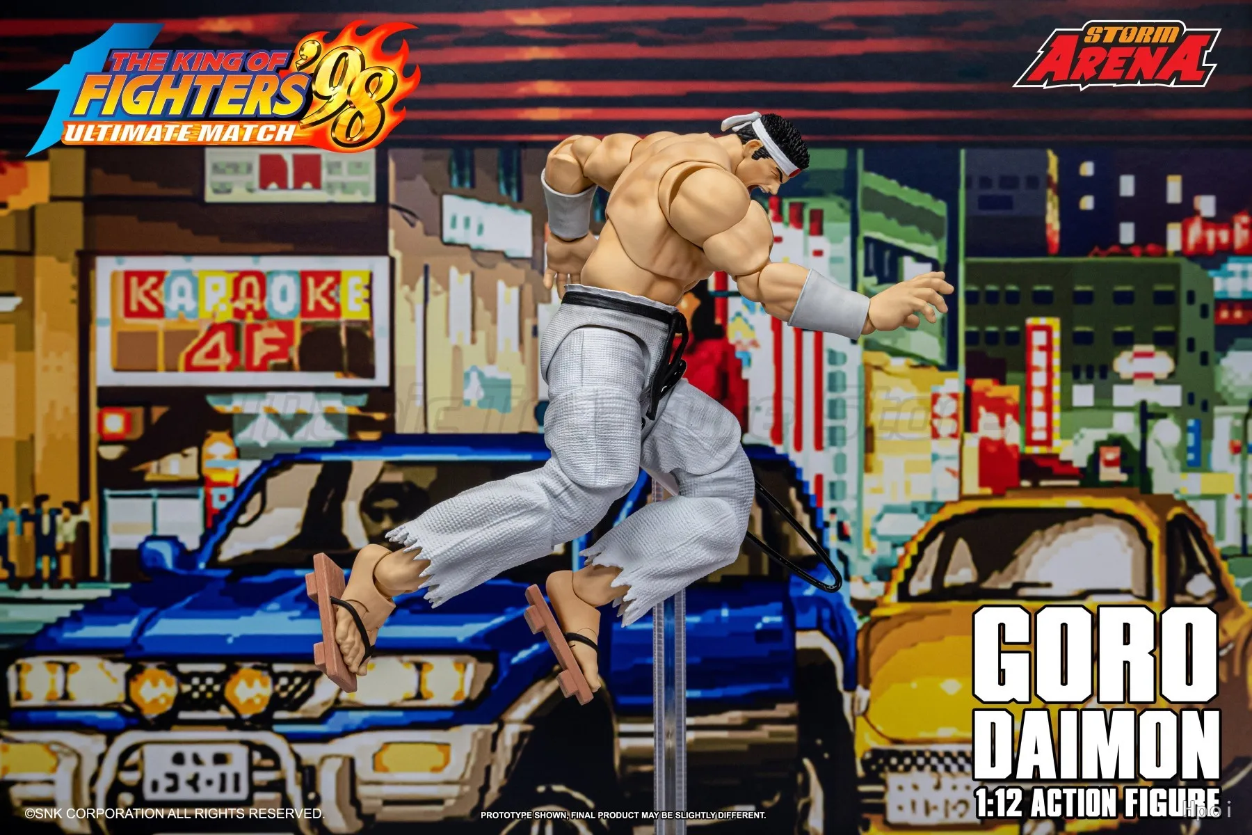 

【MT】Предзаказ: Коллекционная фигурка Storm Collectibles STORM ARENA KFSA02 THE KING OF FIGHTERS 98 ULTIMATE MATCH Goro Daimon, масштаб 1/12