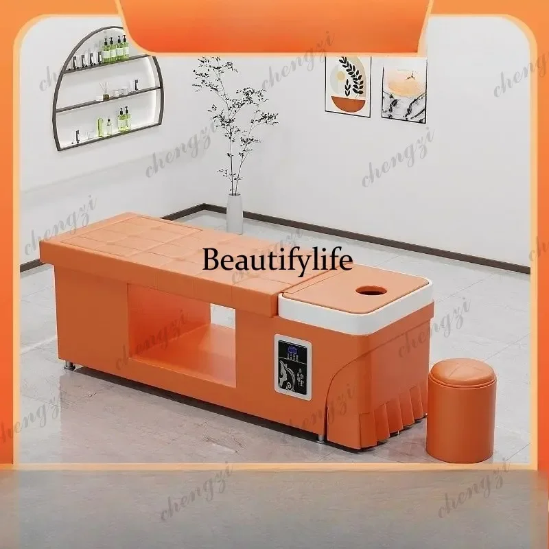 Z138  Function Lie Flat Shampoo Chairs Fumigation Comfort Hair Wash Water Cycle Shampoo Chairs Simplicity Hairdressing