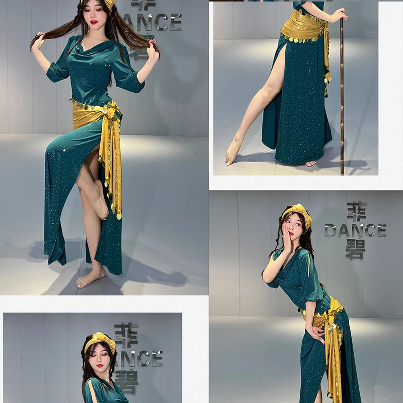 

Комплект из 3-х предметов, платок, пояс и юбка, костюм для танца живота, сексуальный комбинезон, тренировочная одежда для взрослых женщин, сценическое выступление