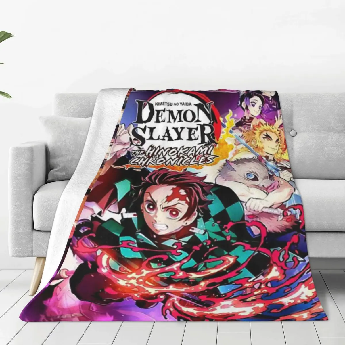 

Demon Poster blankets Warm Flange blankets Soft and comfortable blanket picnic blanket birthday gift