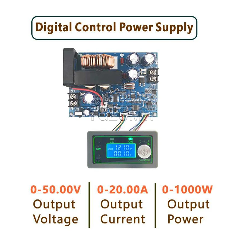 WZ5020L 50V20A 1000W 50V12A 600W Adjustable CNC Step-down Power Supply Module Voltage Ammeter DC Regulator