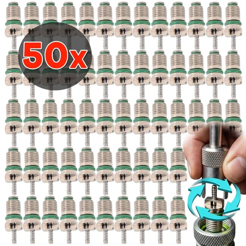Universal Auto Air Conditioning Tire Valve Stem Valve Core Removal Tool Kit Wrench Car Air Conditioner R134a Valve Core