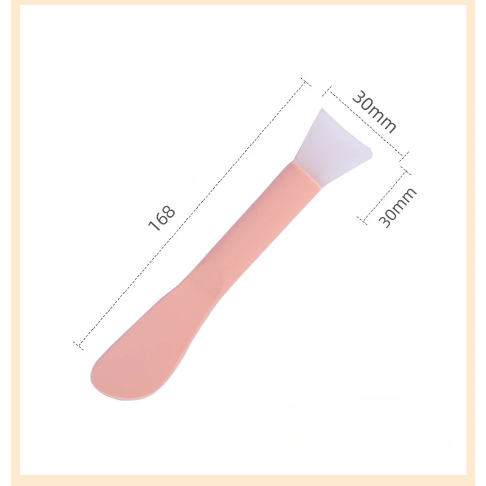 Силиконовая маска для лица, мягкая щетка со скребком, встроенная двухсторонняя щетка для грязевой пленки, регулируемый инструмент для красоты