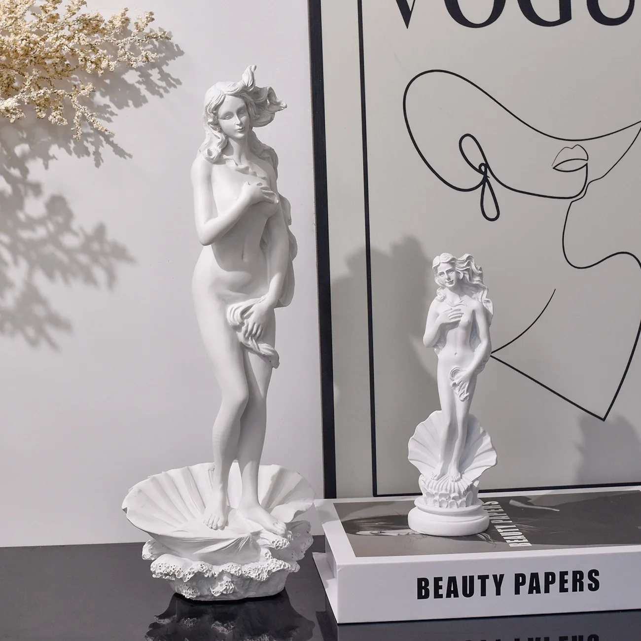 Estatua de Venus Afrodita, Estatua de la Musa Greco-Romana, Figura Decorativa, Adorno de Mesa, Decoración del Hogar para Regalo de Cumpleaños