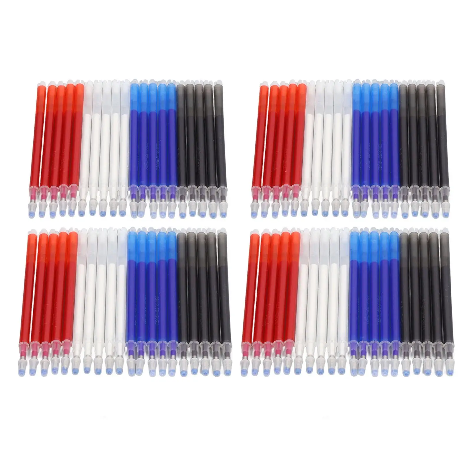 

Bright Color Heat Erasable Pen Refills - 4-Pack Fabric Marking Pens for Clear for clothing Lines