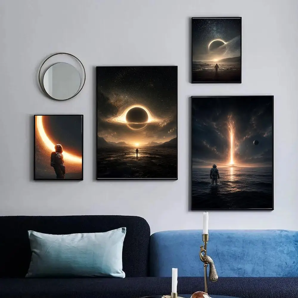 I-Interstellar-r Poster HD Wall Art Print,Self-adhesive Poster Sticker,Aesthetic Home Decor