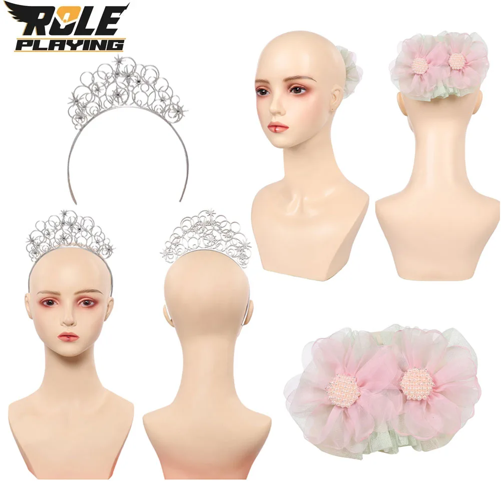 

Glinda косплей повязка на голову с короной фильм злой головной убор аксессуары для костюмов для женщин женский фантазийный карнавальный костюм на Хэллоуин