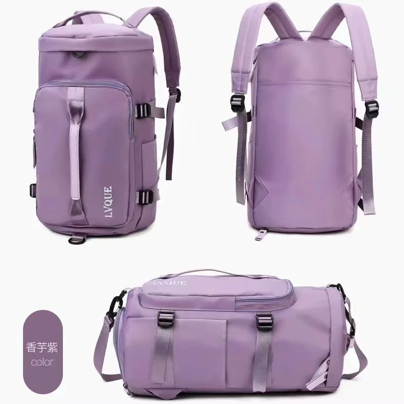 Mochila de viagem leve para mulheres, grande capacidade, bagagem multifuncional, mochila impermeável para laptop, bolsa feminina com bolso para